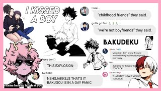 I Kissed a boy • MHABNHA Lyric Prank • Bakudeku [upl. by Cyrill417]