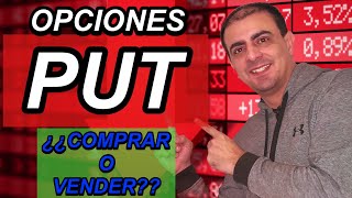 📌Opciones PUT  Tutorial Completo Comprar o Vender [upl. by Pergrim803]