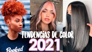 LAS TENDENCIAS DE COLOR 2021 🔥🔝 CABELLO [upl. by Letnahs]