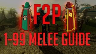 Runescape 3  Free to Play 199 Melee guide 2019 [upl. by England505]