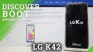 LG K42  Boot Animation Process [upl. by Norvin]