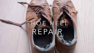 DIY shoe heel repair [upl. by Uv]