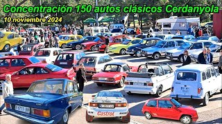 ✅️Concentración 150 coches clásicos Cerdanyola Autos nostálgicos 195098 Cars and cofee [upl. by Eppie]