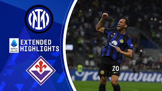 Inter vs Fiorentina  Extended Highlights  Serie A  CBS Sports Golazo [upl. by Kimberlee648]