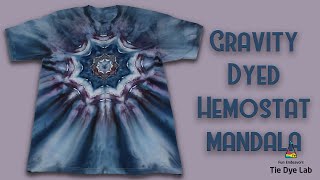 Tie Dye Designs Gravity Dyed Hemostat Mandala [upl. by Gnoix]