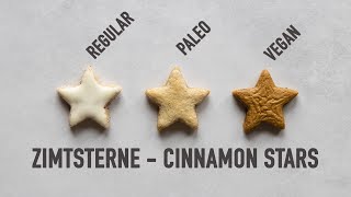 Zimtsterne cinnamon stars  The BEST German Christmas Cookies [upl. by Lliw5]