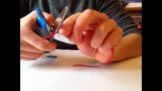 How To Strip A Wire With Scissors [upl. by Elatnahs]