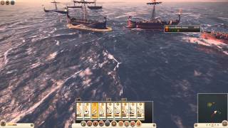 Total War ROME II – Naval Warfare [upl. by Ayres]