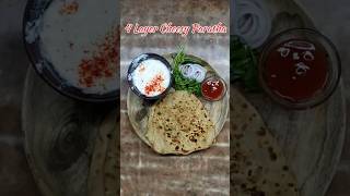 4 flavours in one paratha  4 in 1 paratha recipe [upl. by Yelnet]