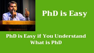 PhD is Easy  Guidance  Motivation  How to do PhD  M Milton Joe [upl. by Gui886]