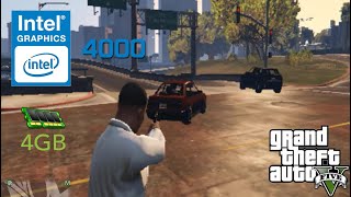 Grand Theft Auto V on Low End PC Intel HD 4000 4GB RAM GTA V Low End PC Tutorial 2530 FPS [upl. by Amador37]