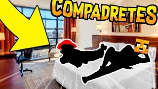 ¿QUÉ ESCONDE LA HABITACIÓN DE LOS COMPAS ❓😂 LOS COMPADRETES EN LA VIDA REAL [upl. by Legnaleugim560]