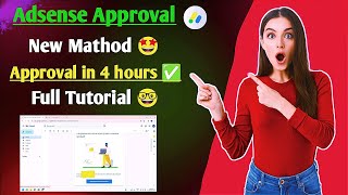 Adsense approval full tutorial 2024  adsense approval trick  Adsense approval script [upl. by Chemash737]