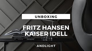 Unboxing the Fritz Hansen Kaiser Idell 6631 table lamp [upl. by Chancey]