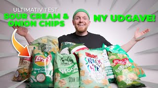 Sour cream amp onion Chips smags test  Alle er købt nu [upl. by Kcirdef]