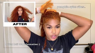 How I Dye my Roots and Brighten my Orange  Copper Hair [upl. by Aiak597]