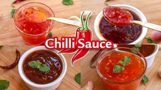 2 Easy Chili Sauce Recipe  Sweet Chili Sauce Recipe [upl. by Engvall]