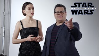 Josh Gad tries to get answers from Daisy Ridley about Star Wars The Rise Of Skywalker [upl. by Reklaw]