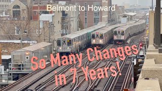 Amazing Changes over 7 years on the CTA Red Line [upl. by Kiele348]