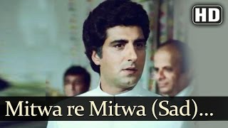 Mitwa Re Mitwa  Sad HD  Jawaab Songs  Raj Babbar  Smita Patil  Pankaj Udhas  Filmigaane [upl. by Kafka]