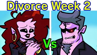 Friday Night Funkin but Daddy Dearest amp Mommy Get Divorce Full Week 2 Update  Cutscenes FNF Mod [upl. by Eniruam694]