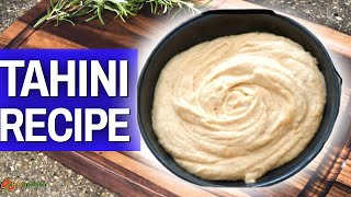 HOW TO MAKE RAW TAHINI [upl. by Ress377]