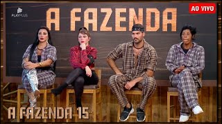 A FAZENDA 15 AO VIVO FORMAÇÃO DA ROÇA AGORA NA FAZENDA PLAYPLUS AO VIVO [upl. by Eiffe512]