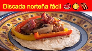 Discada norteña casera y fácil🌶En sartén y sin disco🔥CocinaMexicana [upl. by Airtap]