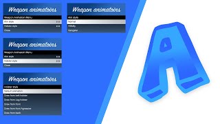 FiveM Weapon Animation Menu created by Andyyy7666 [upl. by Niuqauj316]