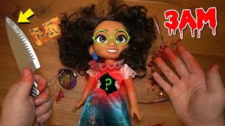 CUTTING OPEN HAUNTED ENCANTO DOLL AT 3 AM WHATS INSIDE [upl. by Ledairam]