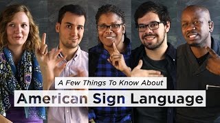 A Few Things to Know About American Sign Language  NPR [upl. by Noble67]