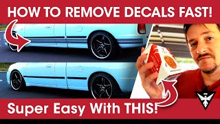 How To Remove Decals and Stickers from Your Car  Easy DIY Guide [upl. by Kallick]