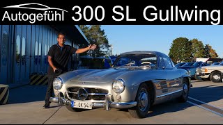 The iconic Mercedes 300 SL Coupé Gullwing W198 from 1954 REVIEW  Autogefühl [upl. by Aramen]