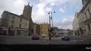 A Drive Around Cirencester in the Cotswolds [upl. by Suh178]