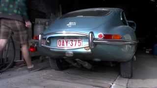 1968 Jaguar EType 42 Litres 6 In Line Revving  Idle Sound  Start Up [upl. by Vod479]