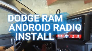 RAM Android Radio Installation [upl. by Alur]