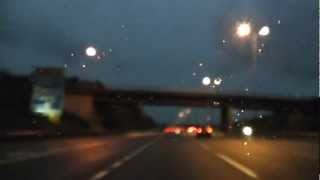 Driving On The M5 From J13 A419 Stroud Gloucestershire To J7 Worcester Worcestershire England [upl. by Judah]