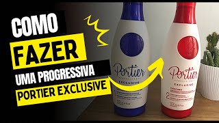 Progressiva Portier Exclusive num cabelo Crespo mas Fino [upl. by Nosbig]