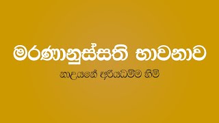 Marananussathi Bawanawa  Nauyane Ariyadhamma Thero [upl. by Nylitak]