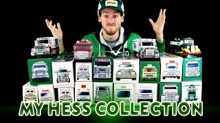 MY HESS TRUCK COLLECTION [upl. by Adrahc]