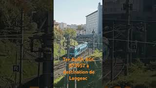 20241116 12h56 départ de ClermontFerrand d un automoteur [upl. by Yawnoc478]