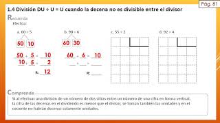 Cuarto grado páginas 80 y 81 libro de ejercicio ESMATE [upl. by Martainn413]