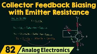 Collector Feedback Bias with Emitter Resistance [upl. by Ayekim]