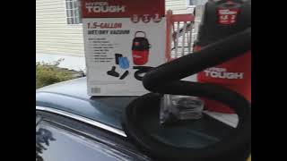 WalMart hyper tough vacuum cleaner unboxing amp demo review [upl. by Elem]