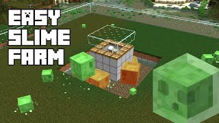 Slime Farm  Minecraft Tutorial Java Edition [upl. by Simonsen]