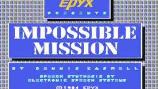 Impossible Mission game ending by Epyx [upl. by Macey]