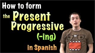 How to form the Present progressive ING in Spanish [upl. by Niu293]