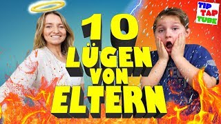 10 Lügen von Eltern die den Kindern erzählt werden  Outtakes 😇 TipTapTube 😁 Familienkanal 👨‍👩‍👦‍👦 [upl. by Tiertza]