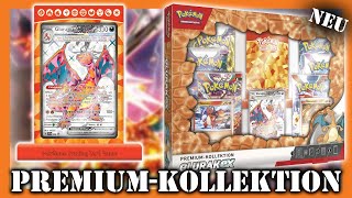 GLURAK EX PREMIUMKOLLEKTION  Die heißeste Kollektion 2023  Pokemon Opening [upl. by Ahsir]