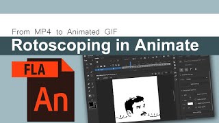 Rotoscoping using Adobe Animate [upl. by Neelra611]